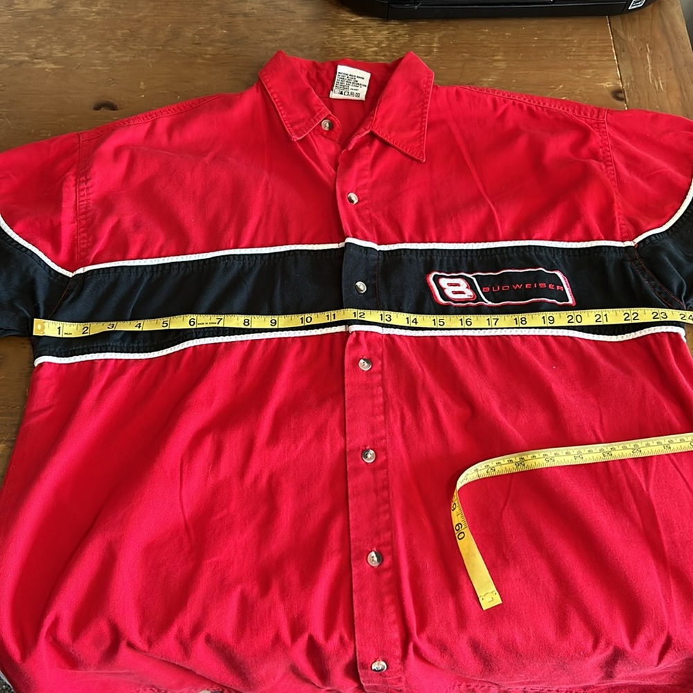Dale Earnhardt Jr. Nascar Budweiser Racing Pit Crew Shirt